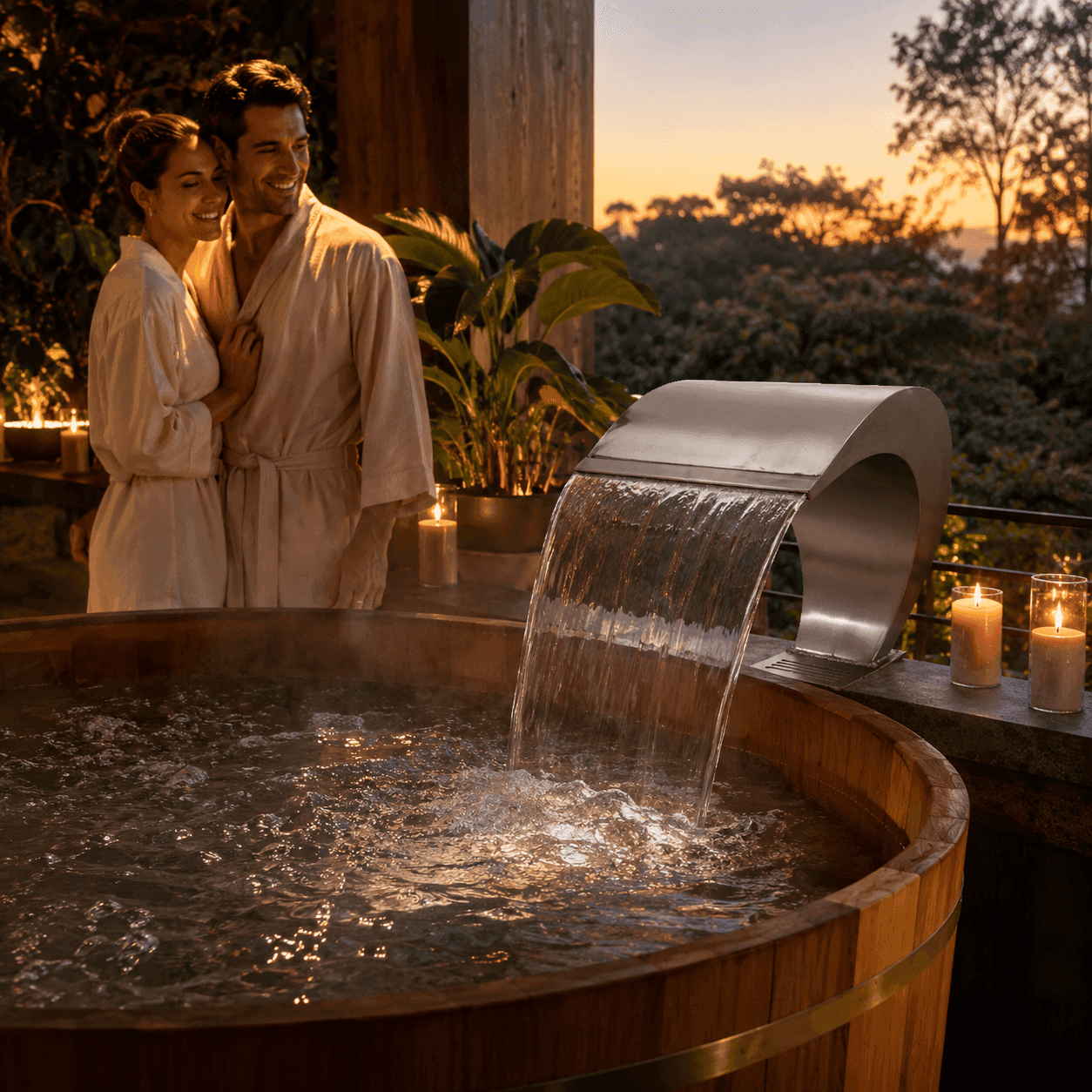 Cascata Spa para Banheira Victória — Cascata para Piscina