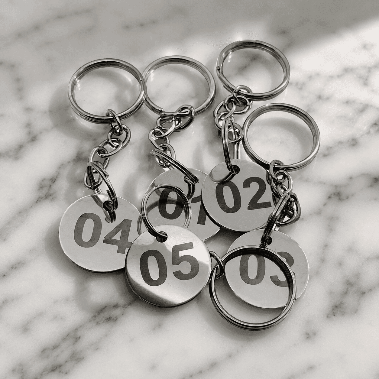 Chaveiro Personalizado Inox 304 Modelo 1 — Cascata para Piscina