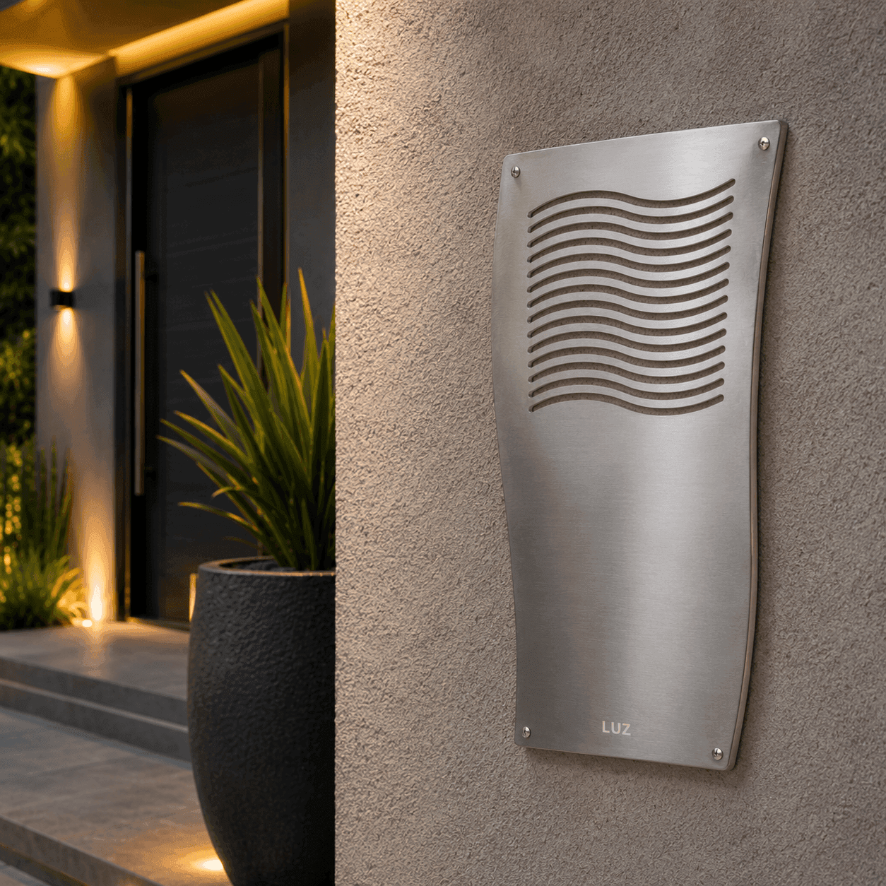 Visor de Leitura Energia Inox 304 — Cascata para Piscina